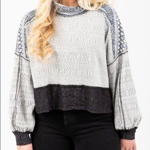 Free People “At the Lodge” turtle neck sweater